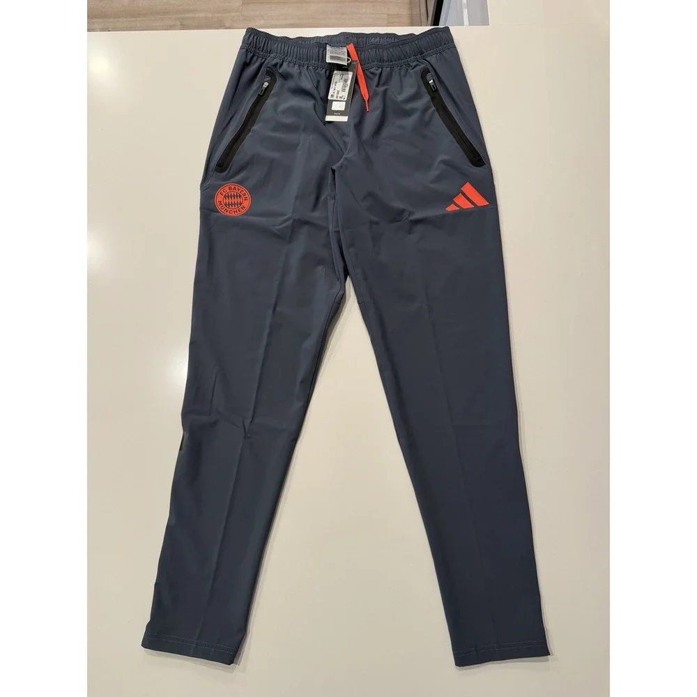 Adidas FC Bayern Tiro 25 Competition Travel Pants Grey JV5344 Mens M